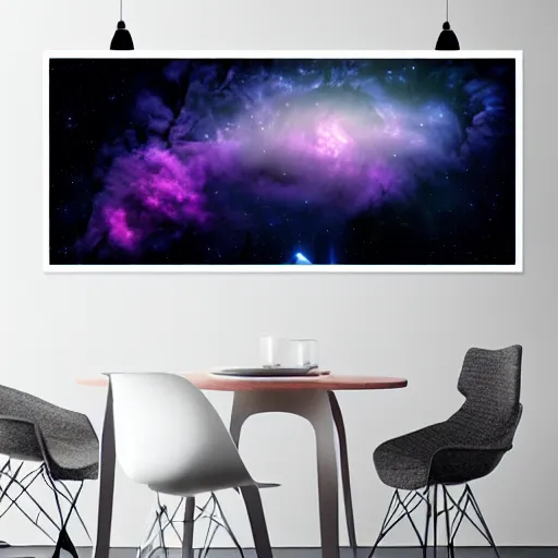 Prompt: dramatic nebula, poster, space, detailed, beautiful, artwork, 4k