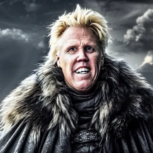 Image similar to gary busey as a villain in game of thrones