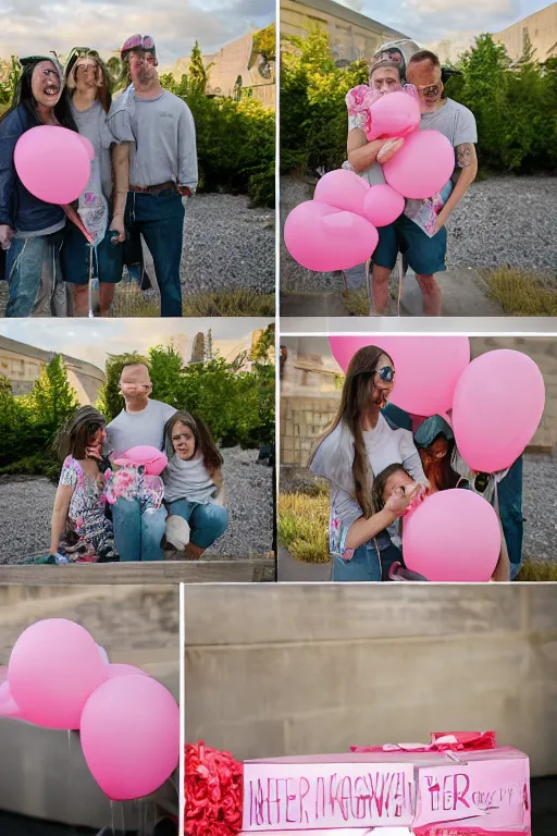 Image similar to gender reveal 9/11