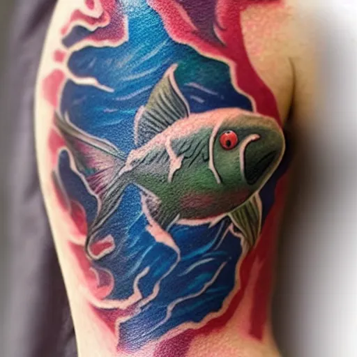 Image similar to tattoo of the windfish from zelda links awakening silhouette