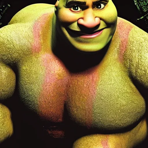 Shrek-Dwayne The Rock Johnson Hybrid, Stable Diffusion