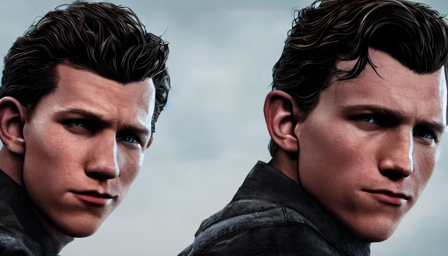 Image similar to Tom Holland is Bruce Wayne, hyperdetailed, artstation, cgsociety, 8k