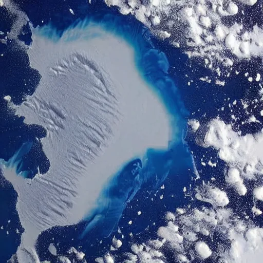 Image similar to antarctica from space