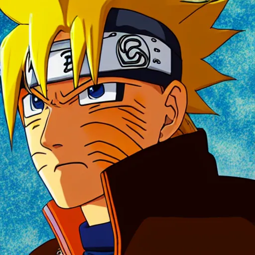 Image similar to naruto uzumaki art by akira toriyama, 4 k, dragon ball artstyle, cel shaded, highly detailed, epic lighting