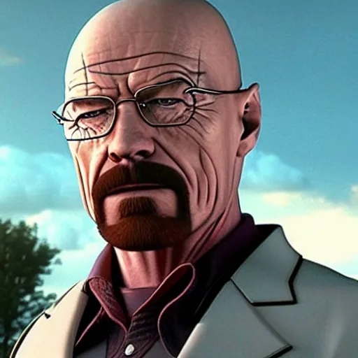 Prompt: walter white as thanos