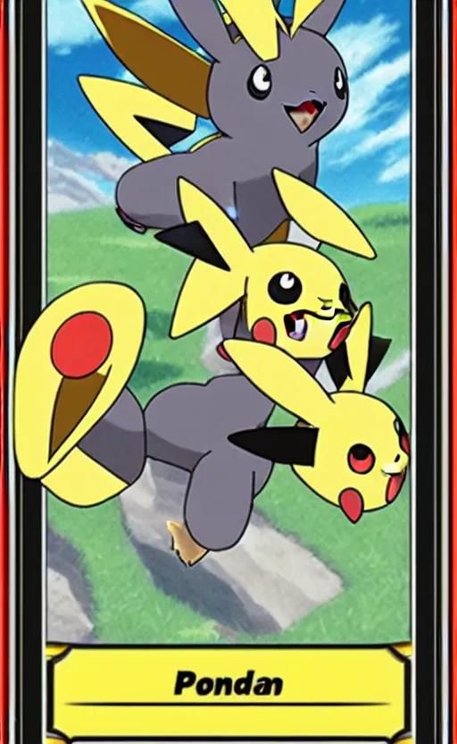 Image similar to a pokemon card