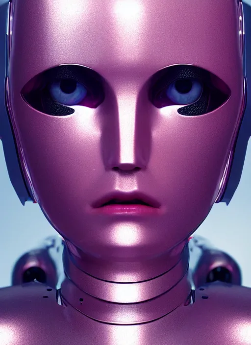 Image similar to extreme close up of a ex machina robot girl, posing in dramatic lighting, plastic clean ultra high definition, uplighting, cinematic, sheek unreal engine 5 ray tracing, by paolo roversi, beeple, masterpiece