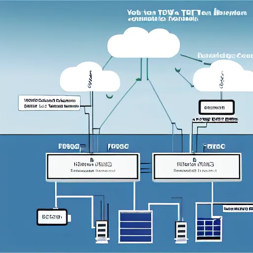 Image similar to a correct IT Network diagram, Realistic, Readable diagram, clear image,