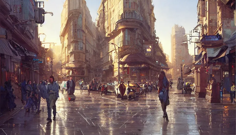Prompt: Ultra realistic illustration of an ugly modern city street, intricate, elegant, highly detailed, digital painting, artstation, concept art, smooth, sharp focus, illustration, art by artgerm and greg rutkowski and alphonse mucha