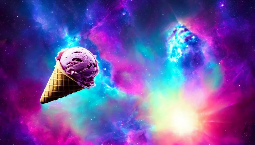 Image similar to stunning render of a cosmic - flavored