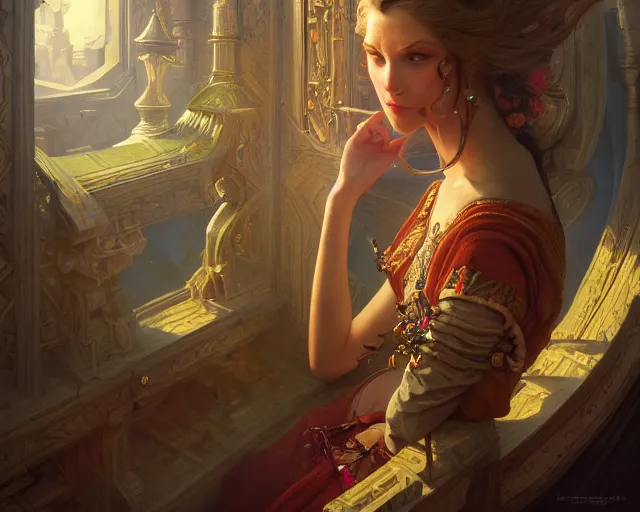 Image similar to photography of don bergland, deep focus, d & d, fantasy, intricate, elegant, highly detailed, digital painting, artstation, concept art, matte, sharp focus, illustration, hearthstone, art by artgerm and greg rutkowski and alphonse mucha