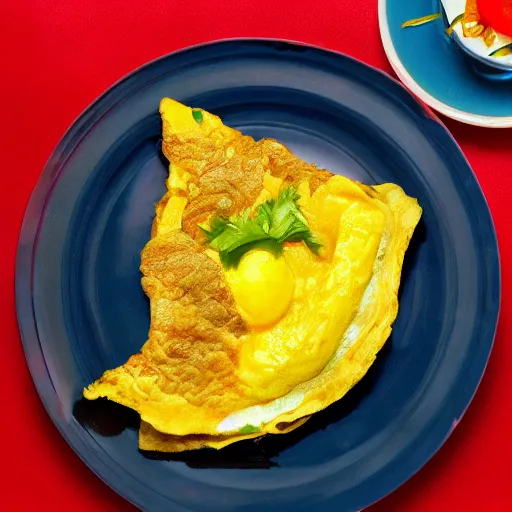 Image similar to Donald Trump omelette, food photography