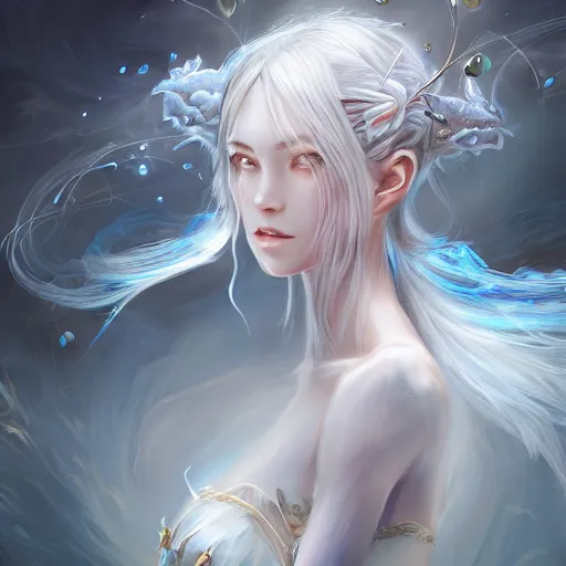 A friendly wisp, digital painting, lots of details, | Stable Diffusion ...