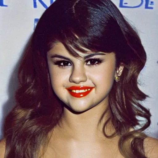 Prompt: selena gomez from the mid 1 9 8 0 s