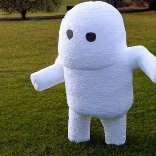 Image similar to donald trump as a marshmallow