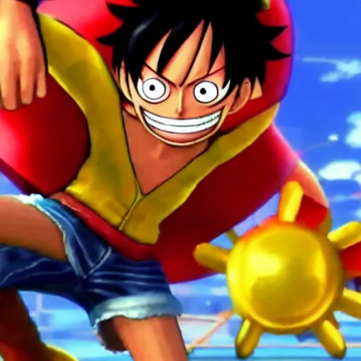 Image similar to monkey d. luffy in super smash bros. ultimate