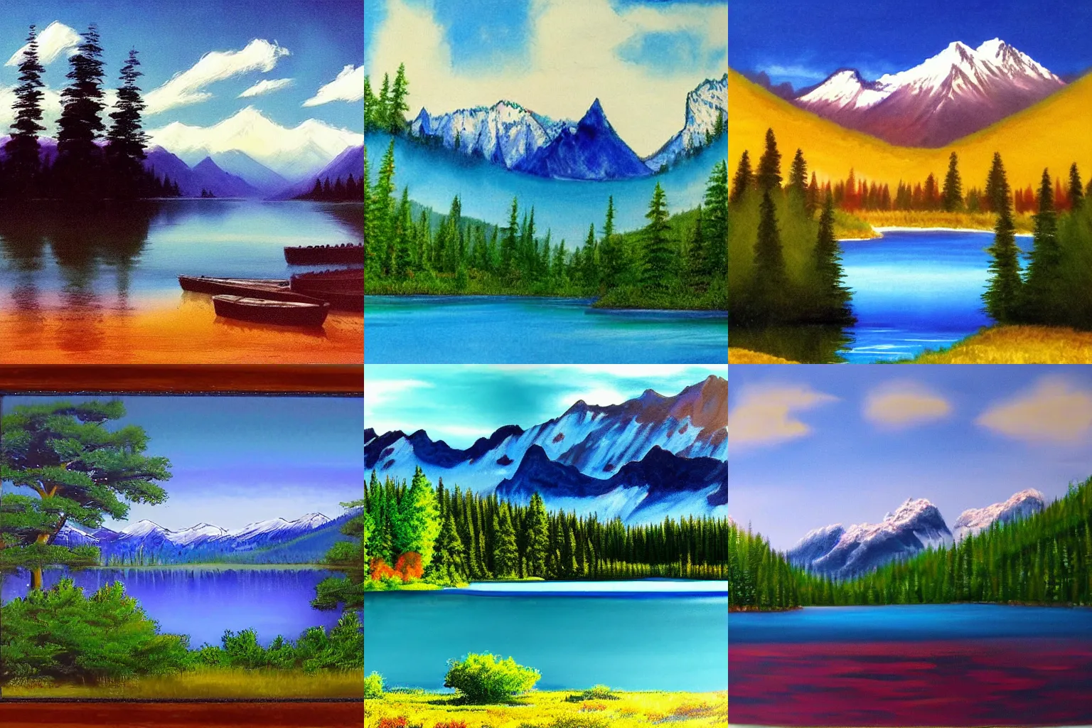 lake and mountains by Bob Ross | Stable Diffusion | OpenArt