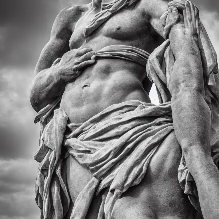 Image similar to Award winning photography of the Statue of David feminised by David Yarrow