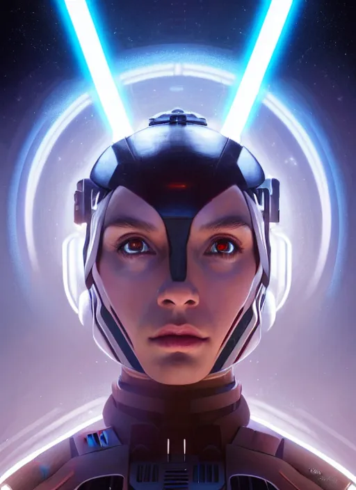 Image similar to symmetry!! portrait of strom trooper, star wars, sci - fi, glowing lights!! intricate, elegant, highly detailed, digital painting, artstation, concept art, smooth, sharp focus, illustration, art by artgerm and greg rutkowski and alphonse mucha