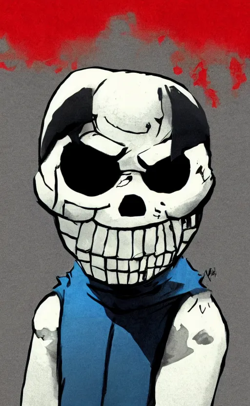 Prompt: sans from Undertale