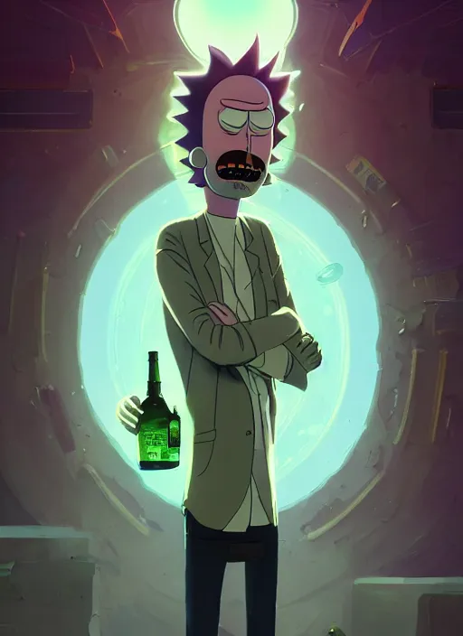 Rick and Morty, drinking, inmate, HD phone wallpaper