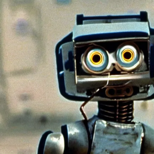 Lot # 323 : SHORT CIRCUIT (1986) - Full-Size Light-Up Johnny 5 Robot