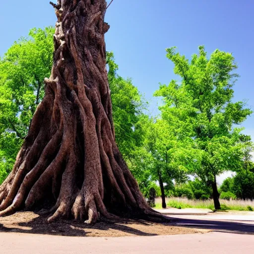 Prompt: a tree shaped like a throne