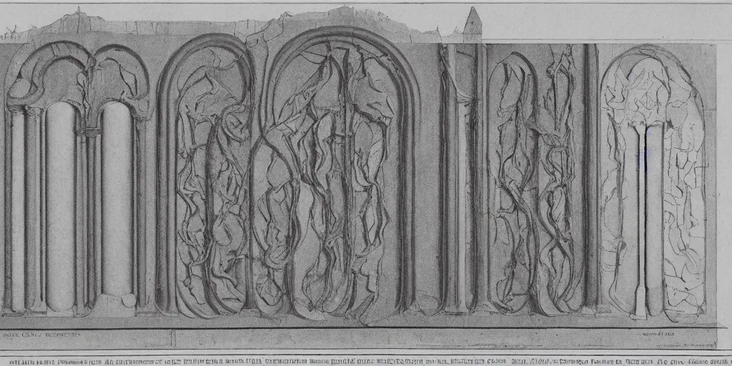 Prompt: Samuel Colman - Harmonic Proportion and Form in Nature, Art and Architecture (1912)