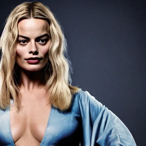 Prompt: Margot Robbie as Wolverine