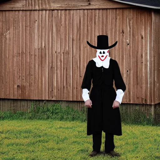 Image similar to amish joker