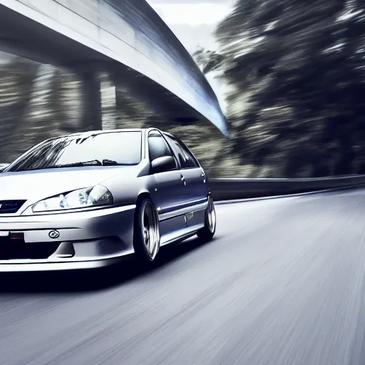 Image similar to Peugeot 406 street racing tune, hyper realistic, car photography, 8k