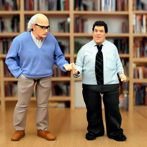 Image similar to Larry David and Jeff Garlin action figure playset