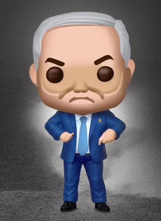 Image similar to benjamin netanyahu as a funko pop figure