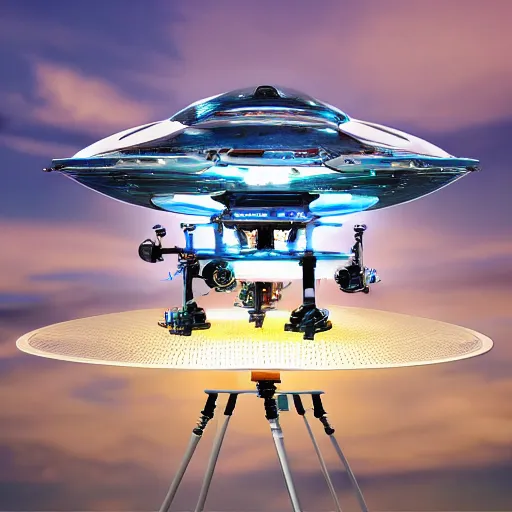 Prompt: Dream Bot Mothership, highly detailed, high quality, HD, 4k, 8k, Canon 300mm, professional photographer, 40mp, lifelike, top-rated, award winning, realistic, sharp, no blur, edited, corrected, trending