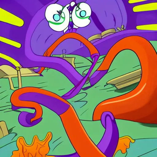 Image similar to day of the tentacle