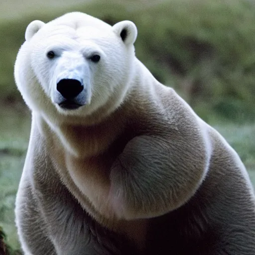 Image similar to rob schneider as a polar bear