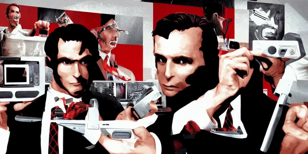 Image similar to american psycho on nintendo 6 4