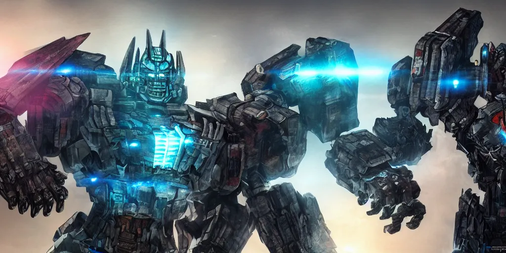 dead space optimus prime in night vs megatron, | Stable Diffusion | OpenArt