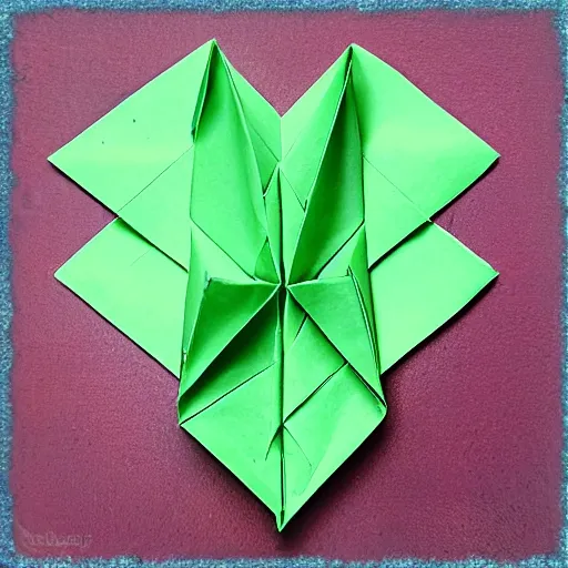 Prompt: origami phoenix