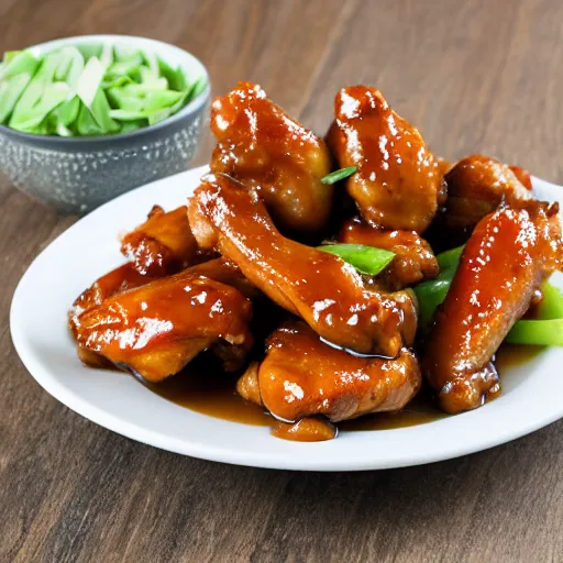Image similar to thick sauce chicken wings