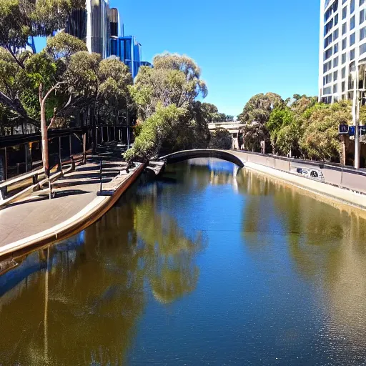 Image similar to adelaide, torrens river