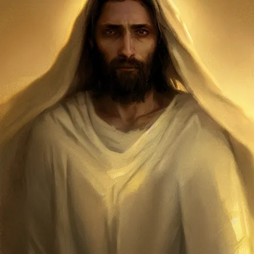 Prompt: jesus christ by greg rutkowski