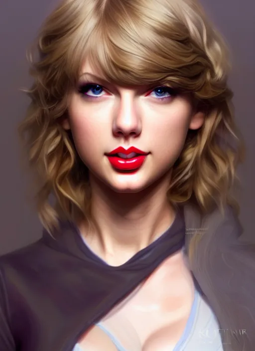 Image similar to taylor swift, evangelion, au naturel, hyper detailed, digital art, trending in artstation, cinematic lighting, studio quality, smooth render, frostbite 3 engine rendered, art style by klimt and nixeu and ian sprigger and wlop and krenz cushart