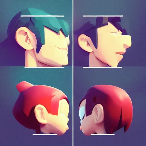 Image similar to face icon stylized minimalist nintendo 3 ds, loftis, cory behance hd by jesper ejsing, by rhads, makoto shinkai and lois van baarle, ilya kuvshinov, rossdraws global illumination