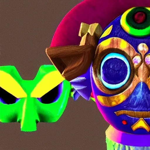 Image similar to Majora's mask Zelda n64 Nintendo