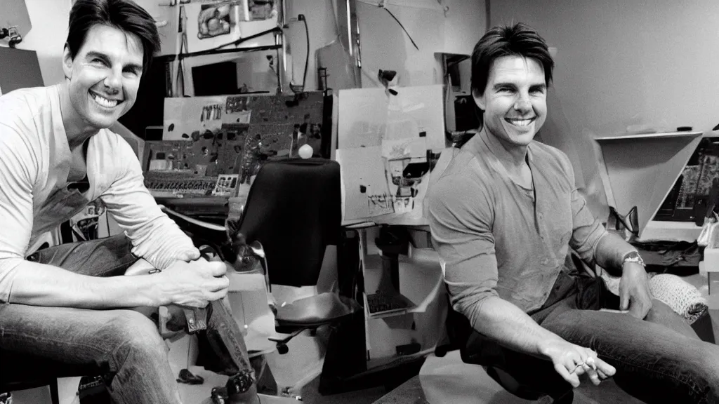 Prompt: A studio photo of Tom Cruise