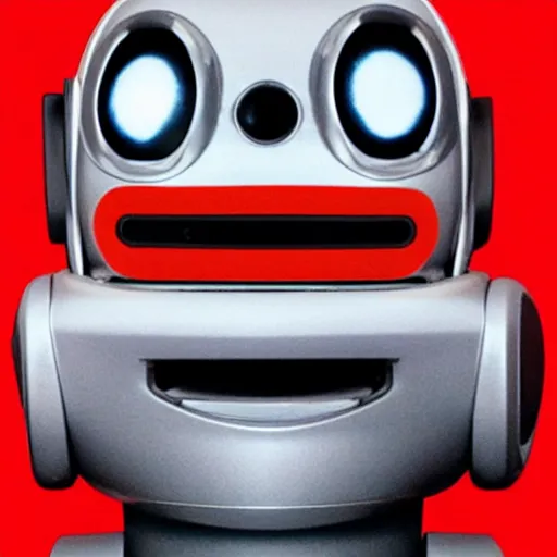 Image similar to laughing robot face