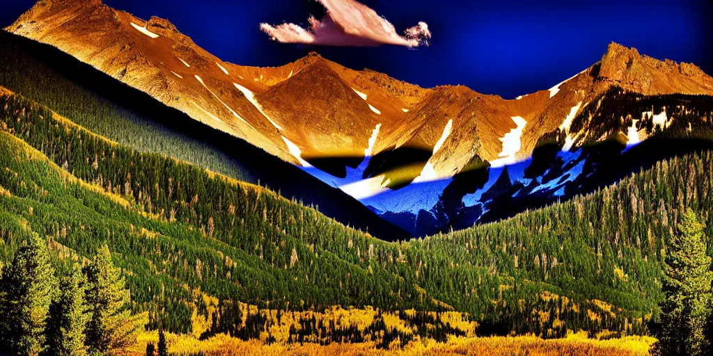 Prompt: 2 0 2 3 4 k award winning stunning photography of colorado mountains