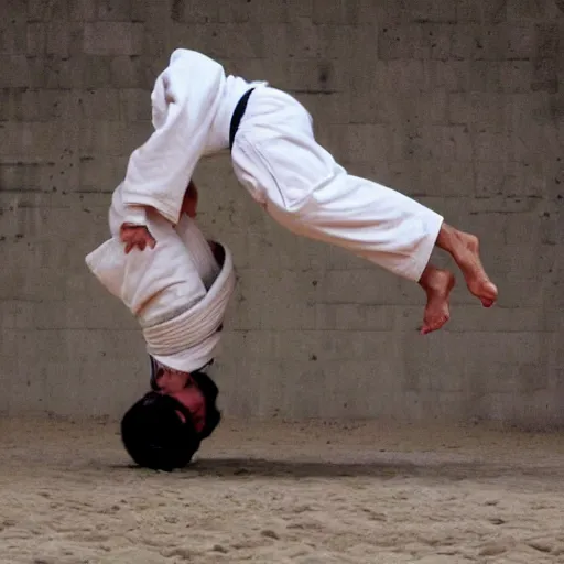 Prompt: juicepunk eroding judo man! oh, it's judo man!!