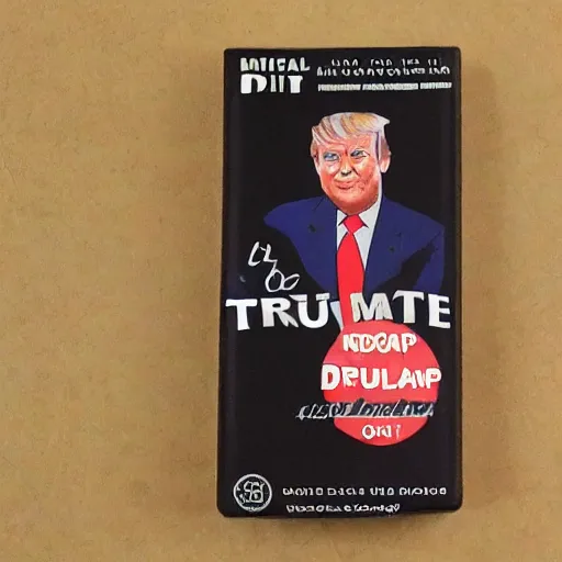 Image similar to dark chocolate trump relief